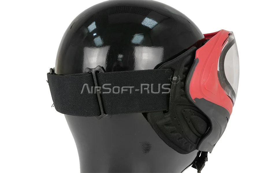 Защитная маска FMA для Speedsoft с двойной линзой RD/BK (FM-F0015)