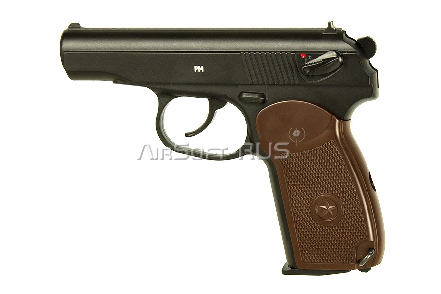 Пистолет пневматический Gletcher ПМ GNBB 4.5 мм  (RA39974)