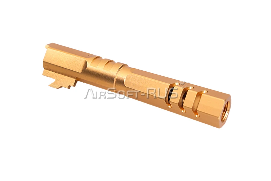 Внешний ствол 4.3 Inch 5KU для Hi-Capa TM с резьбой M11+ GD (GB-550-GD)