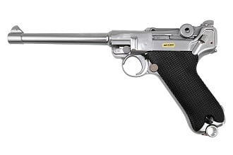 Пистолет WE P08 6" Luger Artillery GGBB SV (WE-P005)