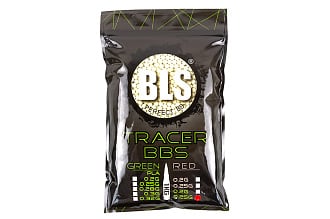 Шары BLS 0.25гр 4000шт зелёные трассирующие (1KG-TR25G)