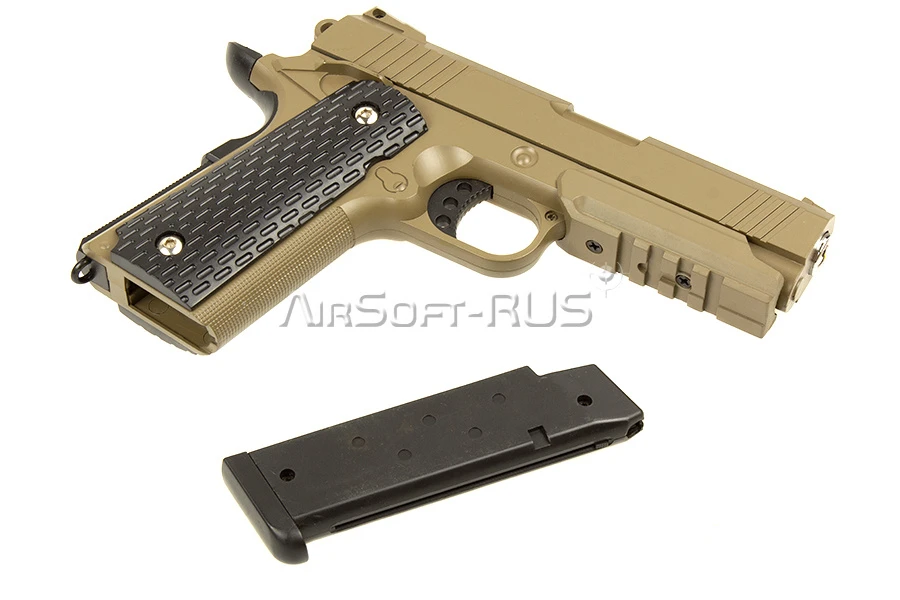 Пистолет  Galaxy Colt 1911PD Rail spring (G.25D)