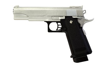 Пистолет Galaxy Colt Hi-Capa Silver spring (G.6S)