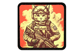 Патч ШВЕЙНЫЙ КОТ Боевые котики "Кот" 17 (HK-BC-K17)