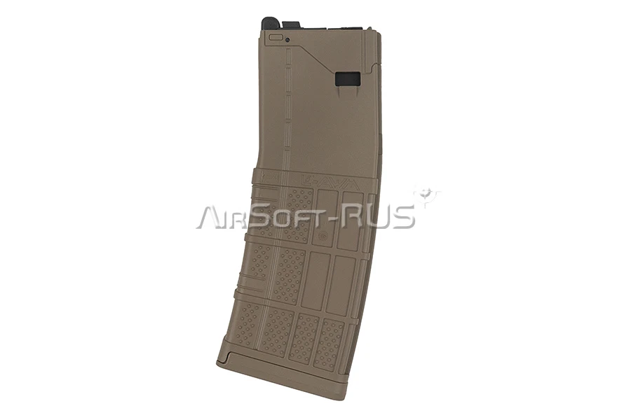 Газовый магазин Angry Gun для M4 Lancer L5AWM V2 MWS 5.56 на 35 шаров FDE (ANG-LMWSM-556-FDE)