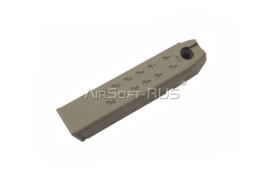 Облегчённый корпус магазина Guarder для G17/18C/22/34 .40 FDE TM (GLK-150(B)FDE)