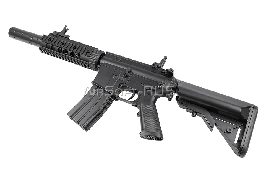Карабин Cyma M4 CQB with silencer ABS (CM513)