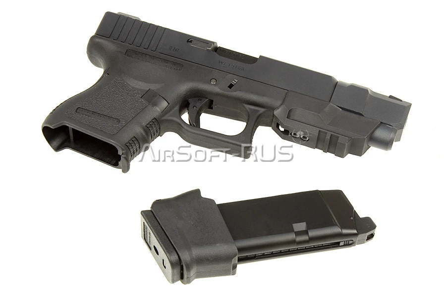 Пистолет WE Glock 26С Gen.3 GGBB (DC-GP622F) [4]