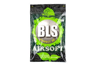 Шары BLS 0.32гр 3100шт биоразлагаемые белые (1KG-PLA32)
