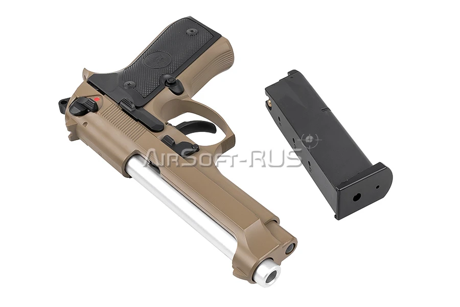 Пистолет Snow Wolf Beretta M92F GBB TAN (SW-03-2 TN)