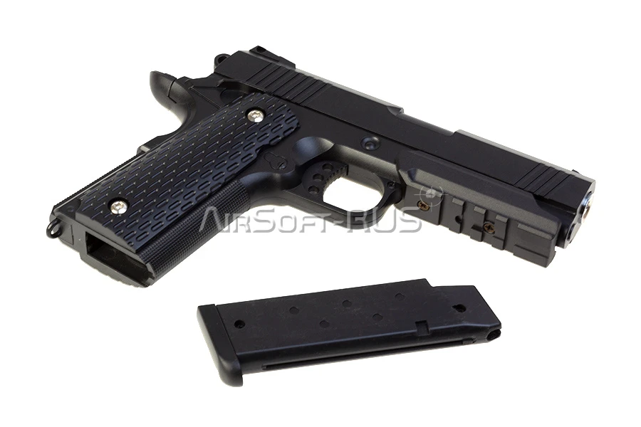 Пистолет  Galaxy Colt 1911PD spring с кобурой (G.25+)