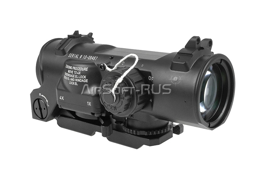 Оптический прицел Evolution Gear Elcan Gen3 1-4X Scope Mil Spec Ver BK (LE-01-BK)