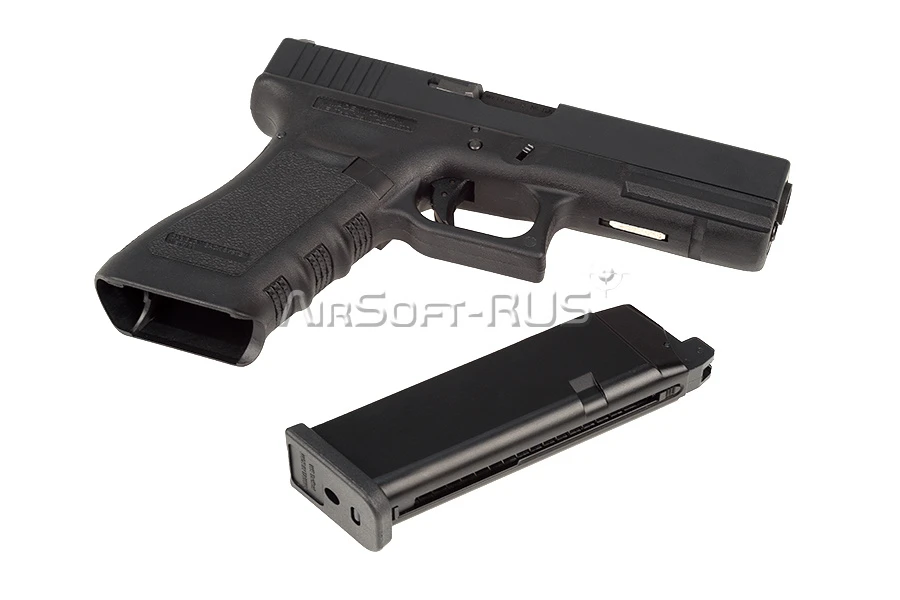 Пистолет WE Glock 17 Gen 3 с тактическим затвором GBB BK (DC-GP650-17-BK) [1]