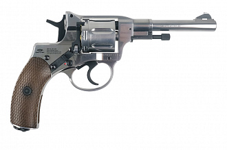 Пневматический револьвер Gletcher NGT F Silver 4,5 мм CO2 (AG-54394)