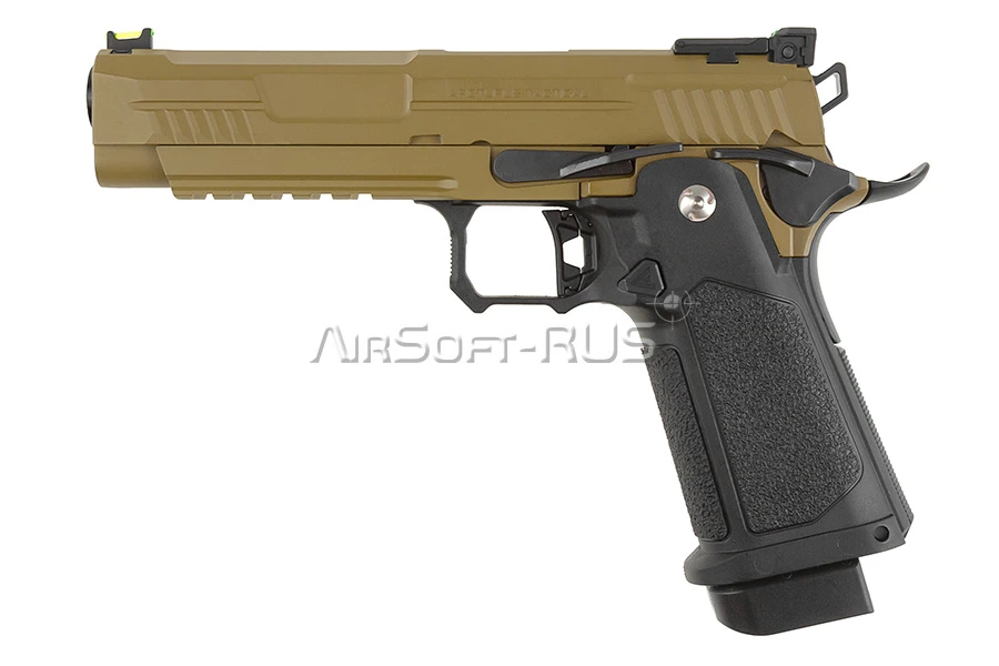 Пистолет Arcturus Hi-Capa 5" Vanguard BLK-TAN GBB (AT-GHC-V5-BT)