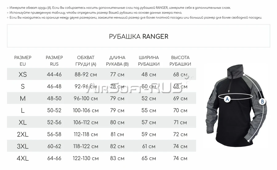 Рубашка Phoenix Ranger SER Ripstop (серая) (PH-RNG-SRS)
