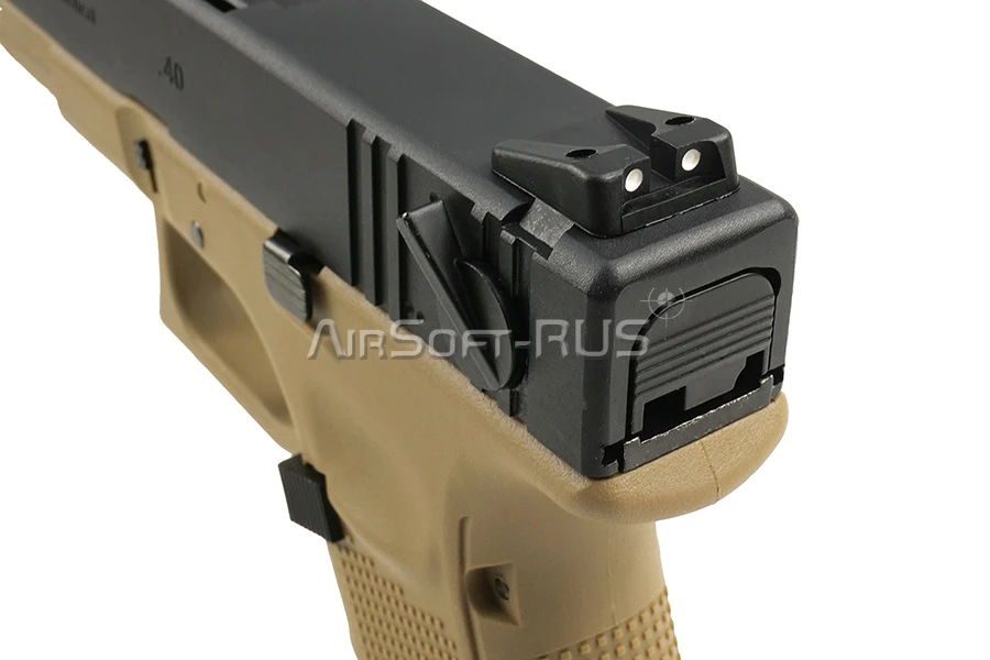 Пистолет WE Glock 23 Gen.4 TAN GGBB (GP620B-TAN-WE)
