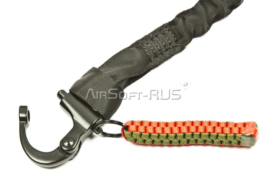 Страховочный трос WoSporT Safety lanyard BK (SL-21-BK)