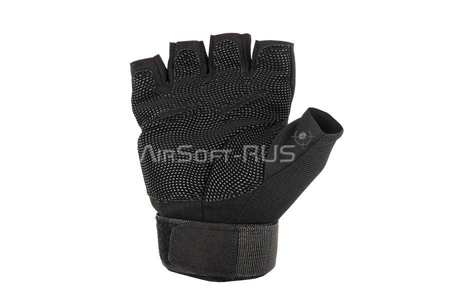 Перчатки тактические ASR SOLAG half-finger BK (ASR-G078B)