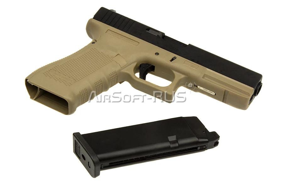 Пистолет WE Glock 17 Gen.4 GGBB TAN (DC-GP616B(TAN)[1])