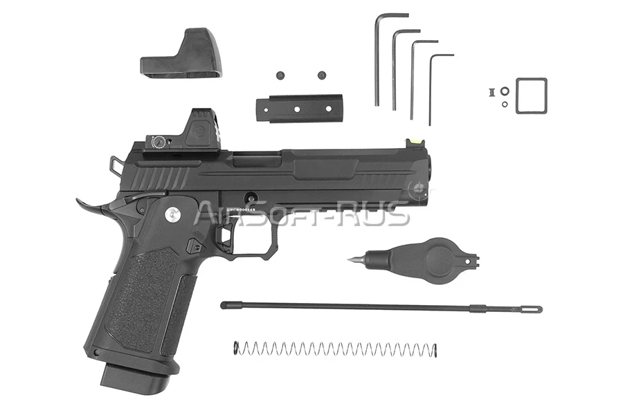 Пистолет Arcturus Hi-Capa 5 Vanguard W/Optics Ready Slide & ARS-1 GBB (AT-GHC-V5-CMB)