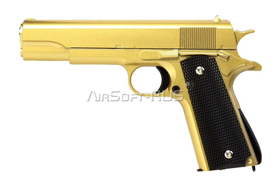 Пистолет Galaxy Colt 1911 Gold spring (G.13GD)