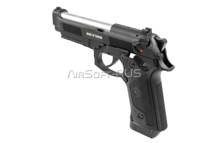 Пистолет KJW Beretta M9A1 Chrome CO2 GBB (CP314 KJW CO2)