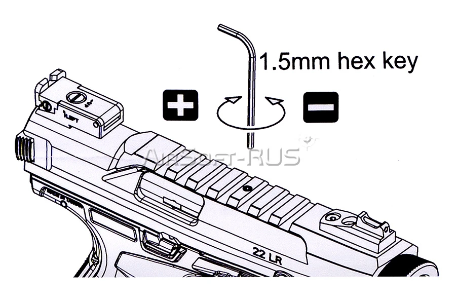 Аппер TTI AAP01 Scorpion upper receiver 6 дюймов для AAP01 BK (TTI-P0029-BK)