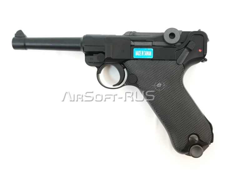Пистолет WE P08 4" Luger GGBB BK (DC-GP401) [1]