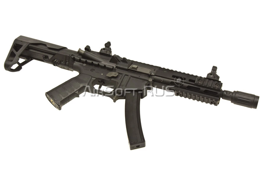 Пистолет пулемет King Arms PDW 9mm SBR M-LOK (KA-AG-220-BK)