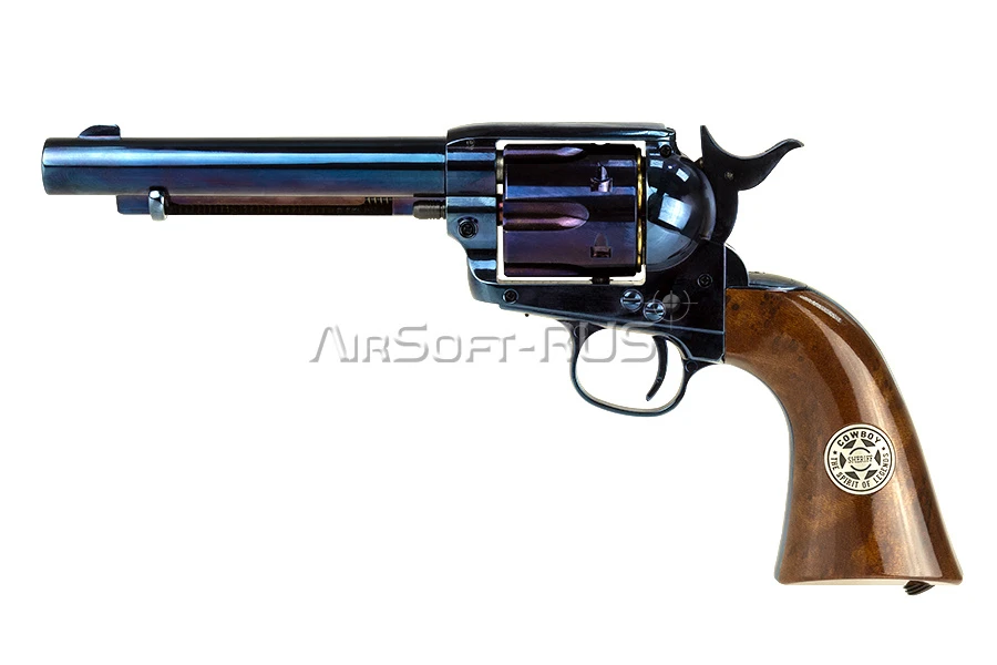 Револьвер WinGun Colt Peacemaker Gunmetal version CO2 (CP137BU)