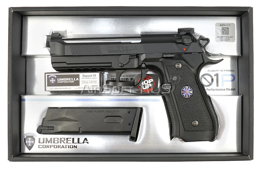 Пистолет Tokyo Marui Beretta 01P, Albert Wesker model GGBB (TM4952839142870)