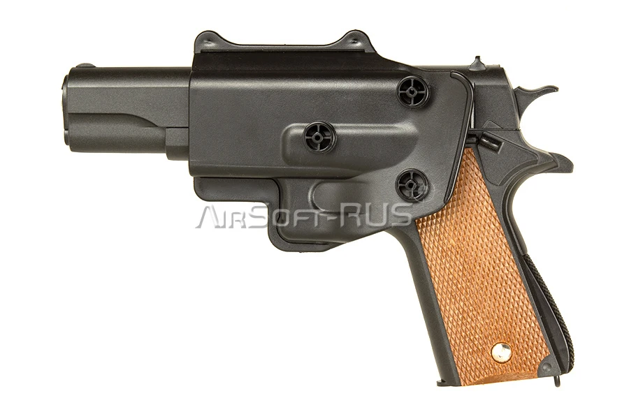 Пистолет  Galaxy Colt 1911 с кобурой spring (G.13+)