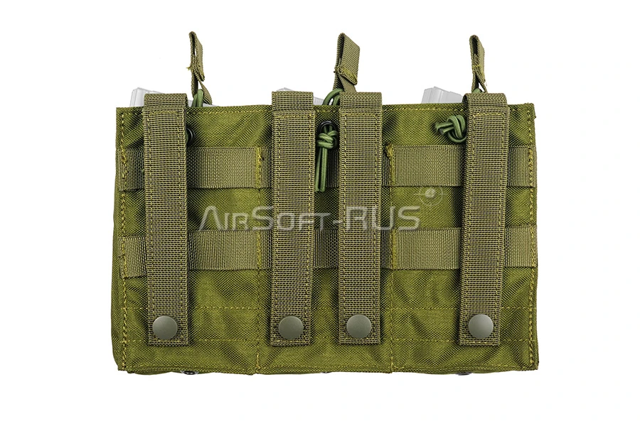 Подсумок WoSporT магазинный открытый тройной для G36 OD (MG-19-OD)