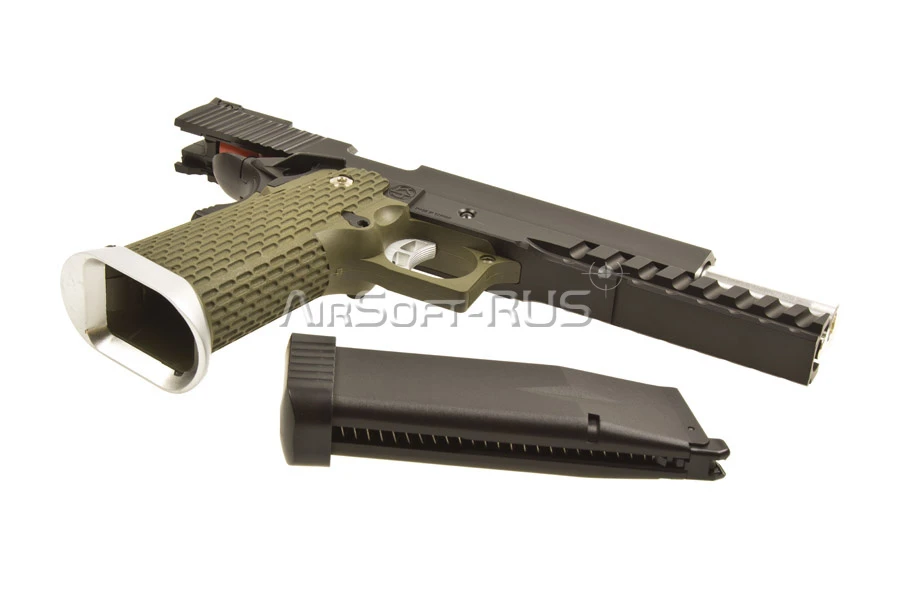 Пистолет KJW Hi-Capa 6' KP-06 Olive GGBB (GP229(GRAY))