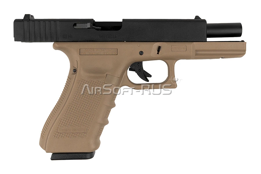 Пистолет WE Glock 17 Gen.4 GGBB TAN (GP616B(TAN))