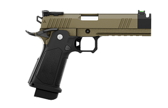 Пистолет Arcturus Hi-Capa 4.3" DG Tempest  W/Compensator BLK-TAN (AT-GHC-T4C-BT)