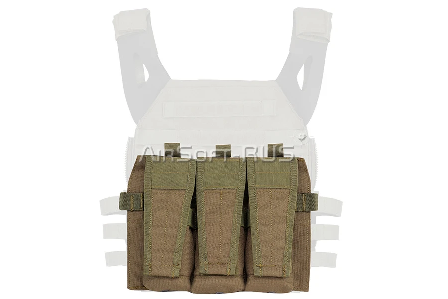 Передняя панель WoSporT с тройным подсумком JPC vest 2.0 OD (VE-63-ACC-04-OD)