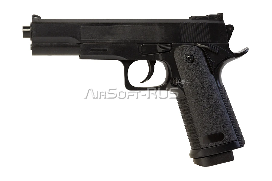 Пистолет Galaxy Colt 1911 с ЛЦУ и фонарём spring (G.053C)