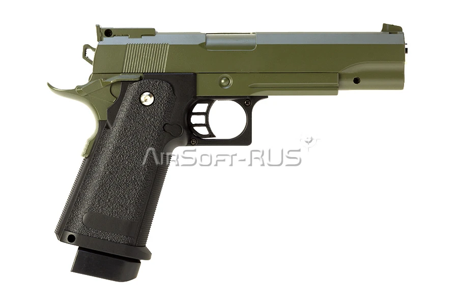 Пистолет Galaxy Colt Hi-Capa Green spring (G.6G)
