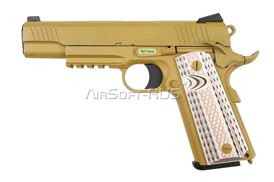 Пистолет WE Colt M45A1 TAN (GP132(TAN))