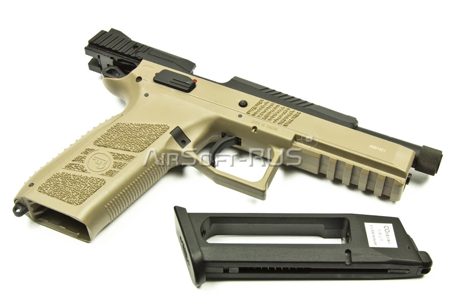Пистолет KJW CZ P09 TAN CO2 GBB (DC-CP436TB(TAN)) [2]