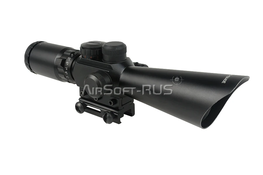 Прицел оптический Marcool M8 LS 3.5-10X40E Rifle Scope с встроенным красным ЛЦУ (HY1153)