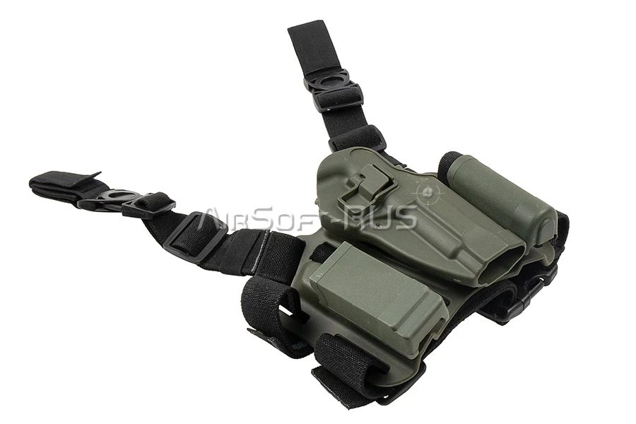 Набедренная кобура T&D Blackhawk Serpa для Beretta M9 OD (ST512-MF-M9 OD)