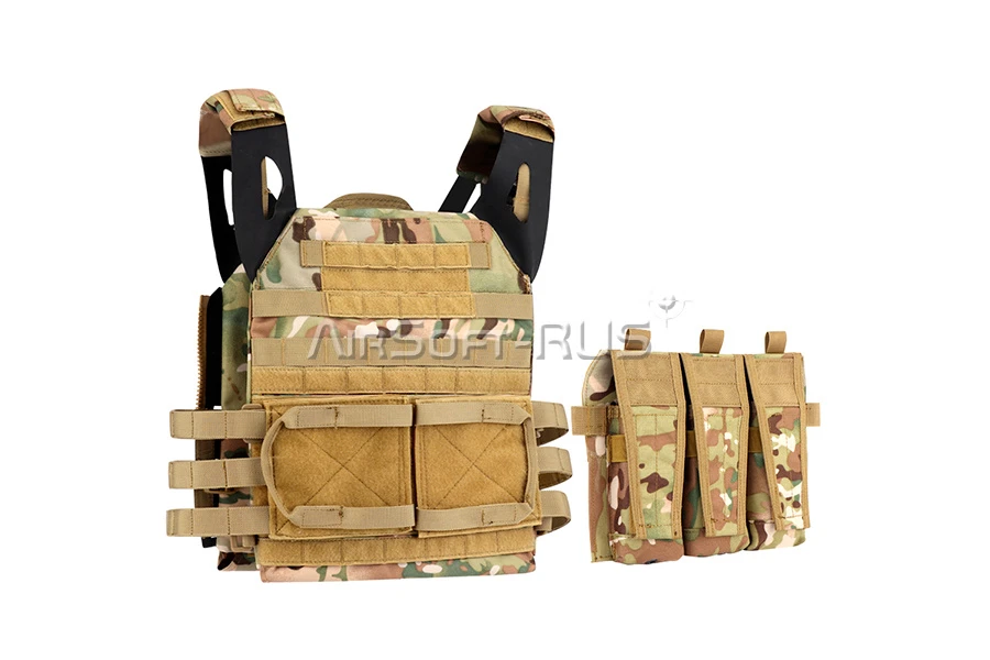 Передняя панель WoSporT с тройным подсумком JPC vest 2.0 MC (VE-63-ACC-04-CP)