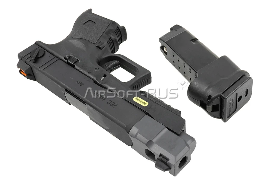 Пистолет WE Glock 26С Gen.3 GGBB (GP622F)