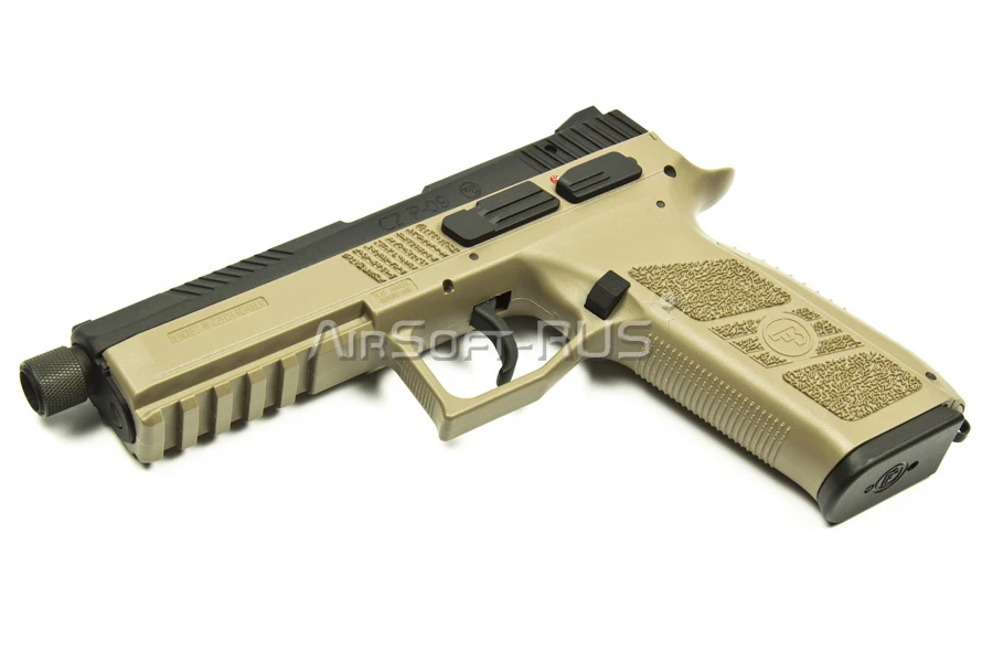 Пистолет KJW CZ P09 TAN CO2 GBB (DC-CP436TB(TAN)) [2]