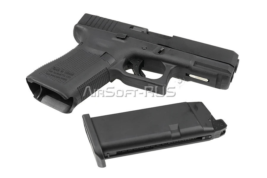 Пистолет WE Glock 19 Gen 5 GBB BK (GP619-G5BK) — интернет магазин  AirSoft-RUS