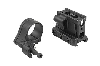 Гибридное крепление Evolution Gear для прицела MICRO T2 и магнифера 3XMAG BK (EVG-1036-BK)