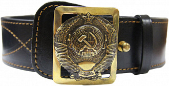 Ремень Stich Profi генеральский с гербом СССР BK (SP71312BK)